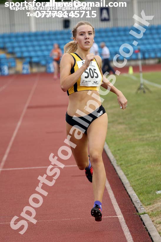 Womens under-20s 800 metres, Northern Senior and Under-20s Champs., Sports City, Manchester. Photo: David T. Hewitson/Sports for All Pics